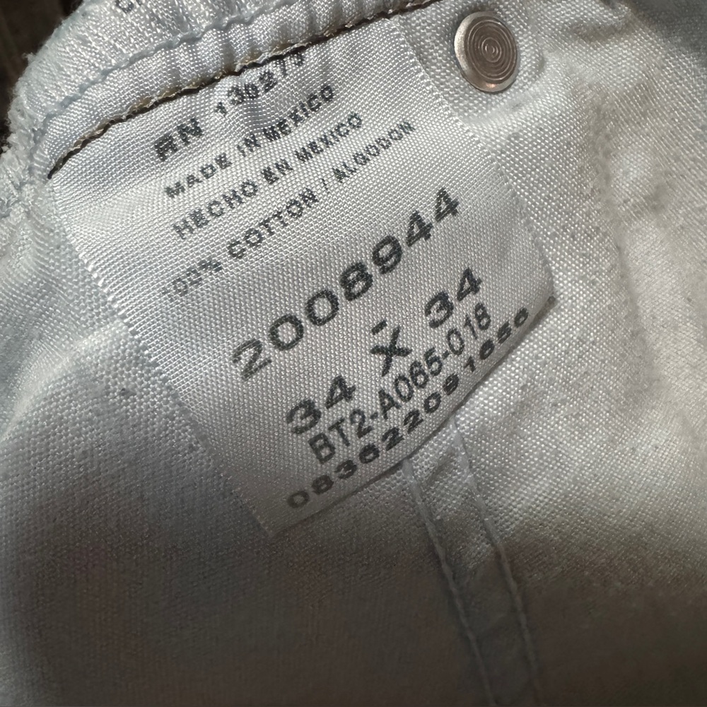 LEE Regular Fit Straight Leg Pepper Stone Wash Blue Jeans Size 34 x 34 - Picture 11 of 12